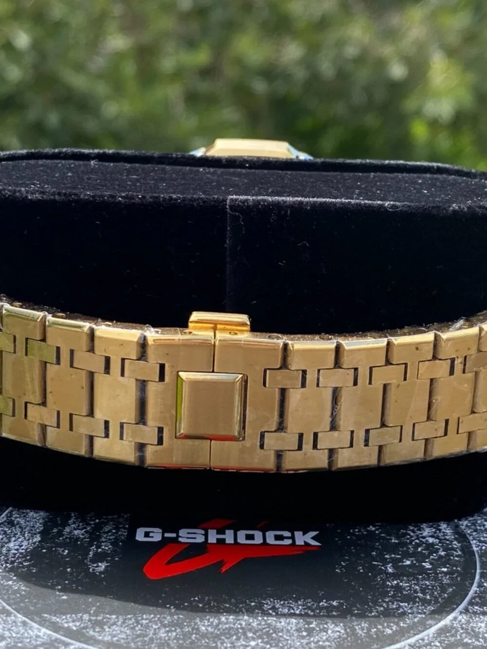 New Casio G-Shock yellow Gold Color GA2100 Luxe black gold custom modification